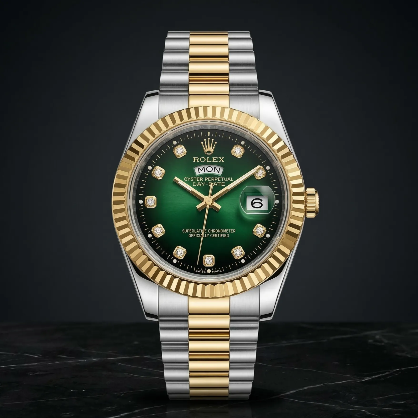 Rolex Quartz Movement Stainless Steel Analog Watch for Men