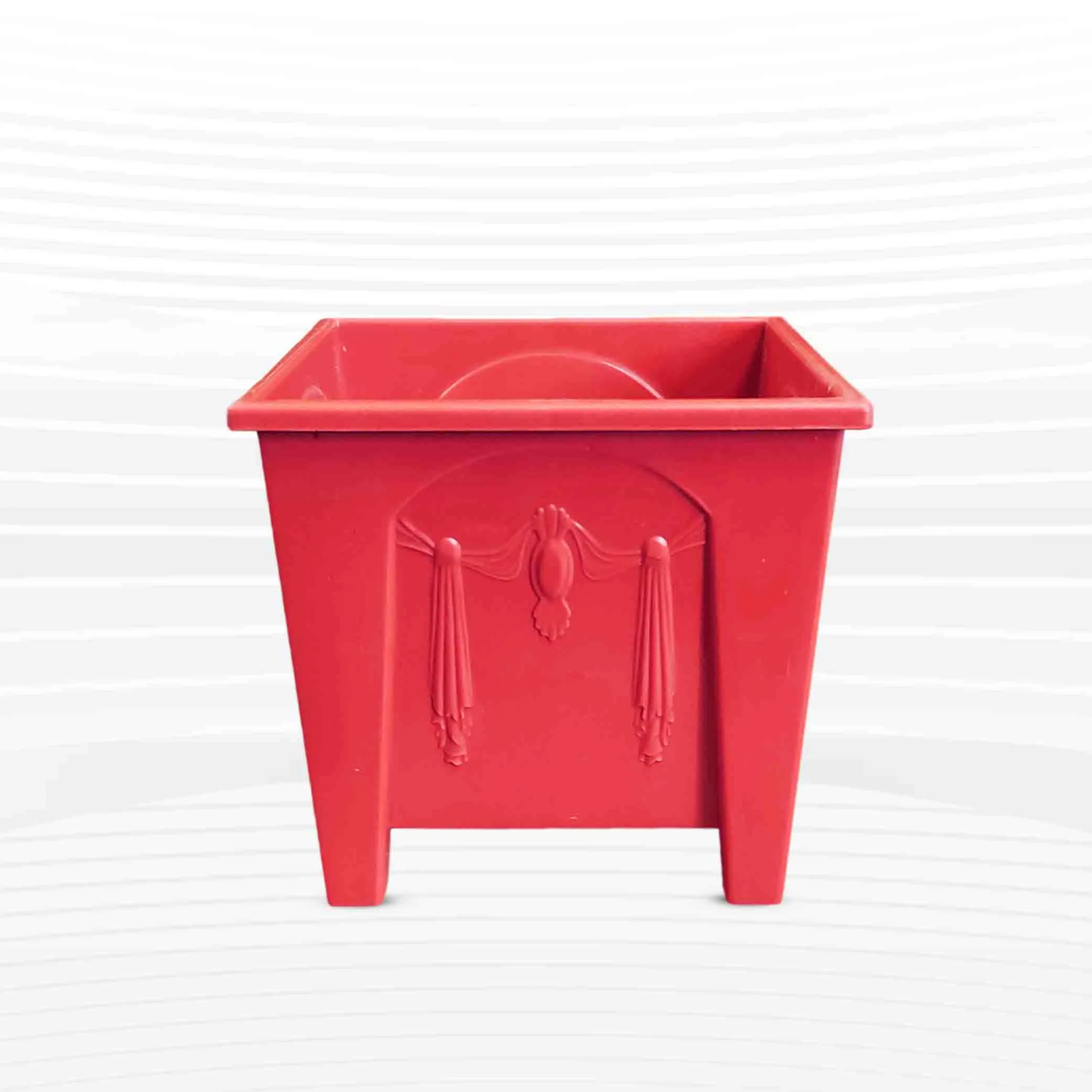 10 Inch Deluxe Square Flower Tub