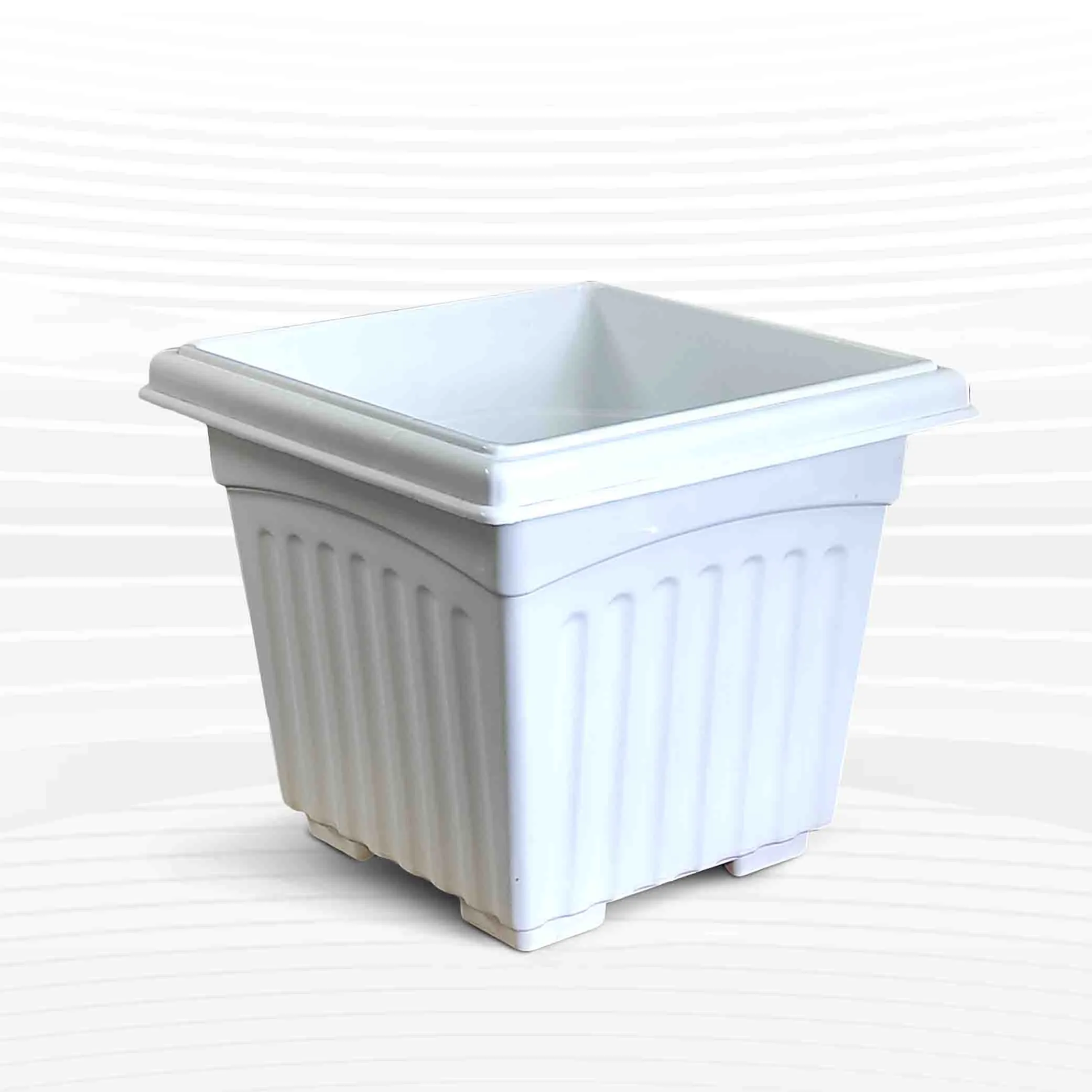 10 Inch Khandani Square Tub (White)