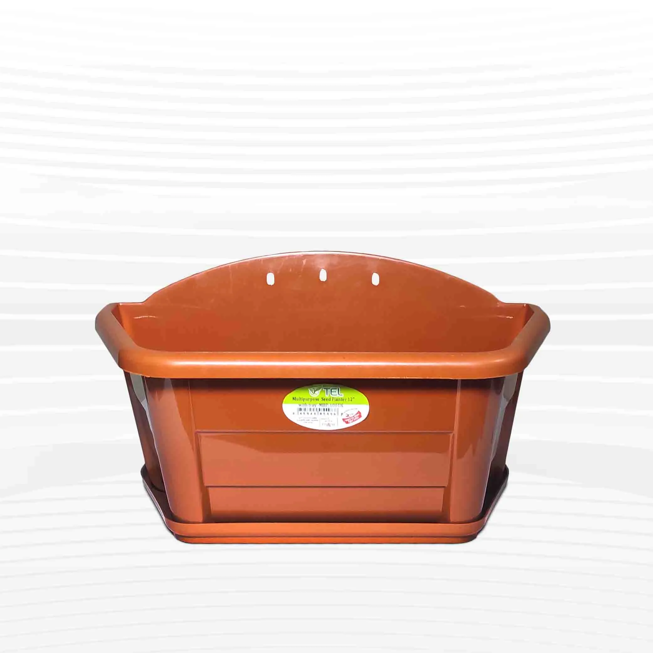 12 Inch Multipurpose Flower Tub With Tray