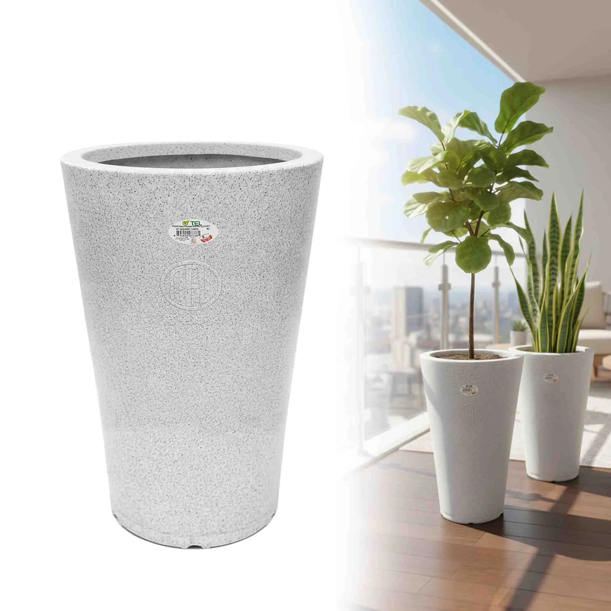 12 Inch RFL Plant Care Planter (ROTO CYLINDER)