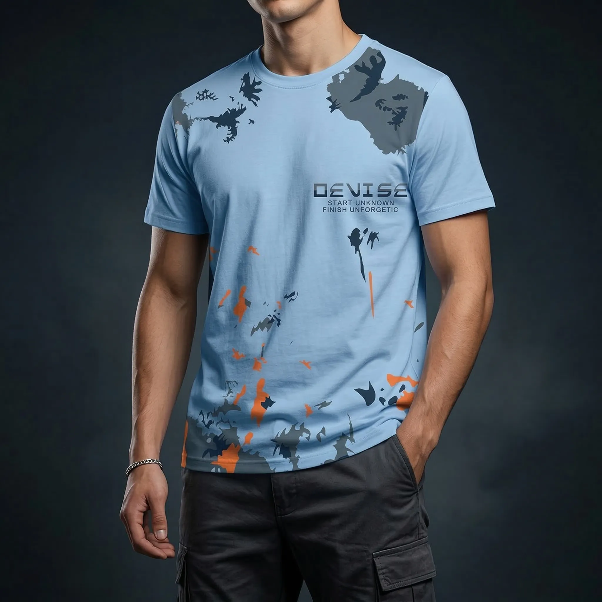 Stylish Comfortable sports T-Shirt (paste)