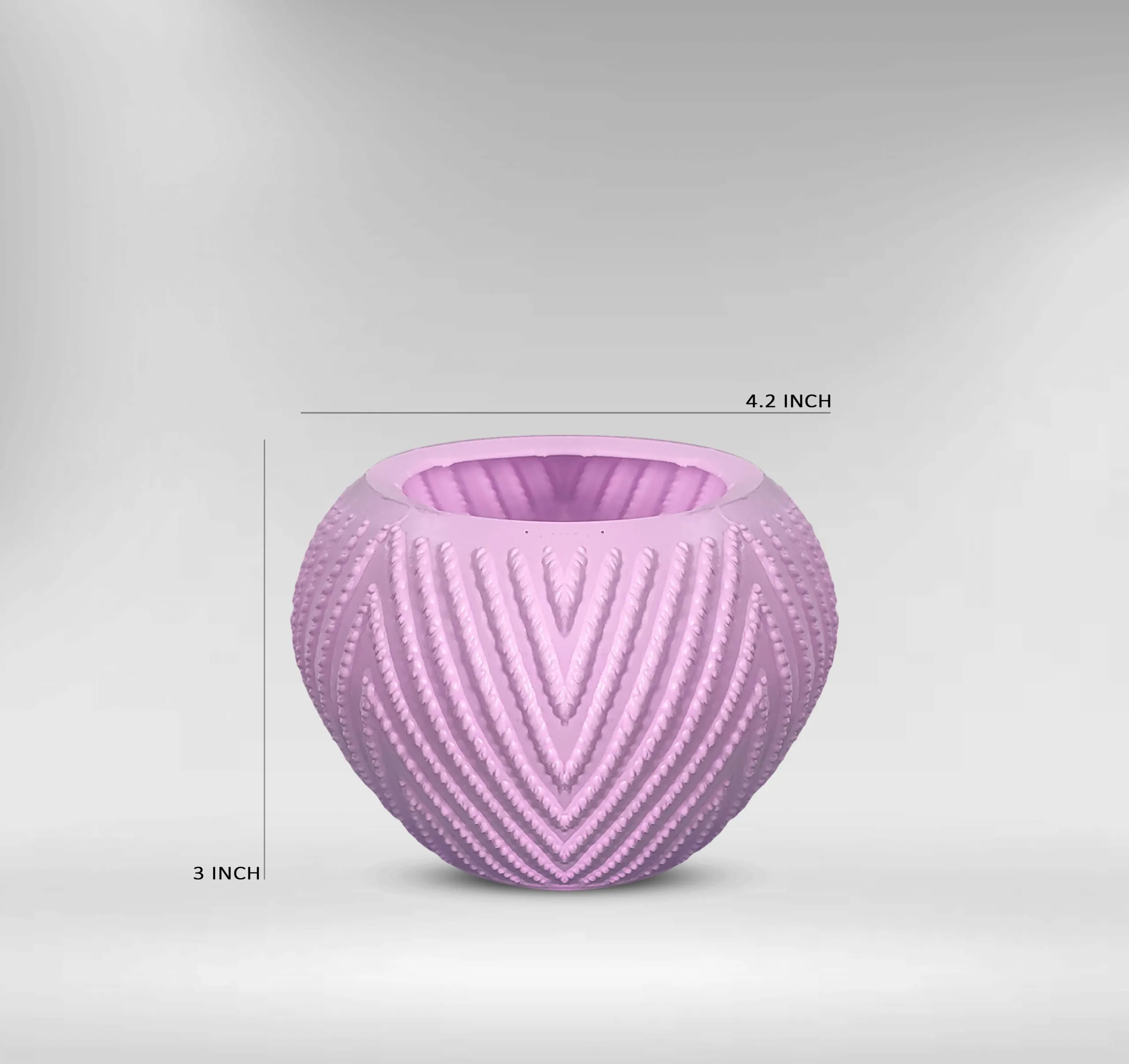 4 Inch Decorative Flower Pot (RL)
