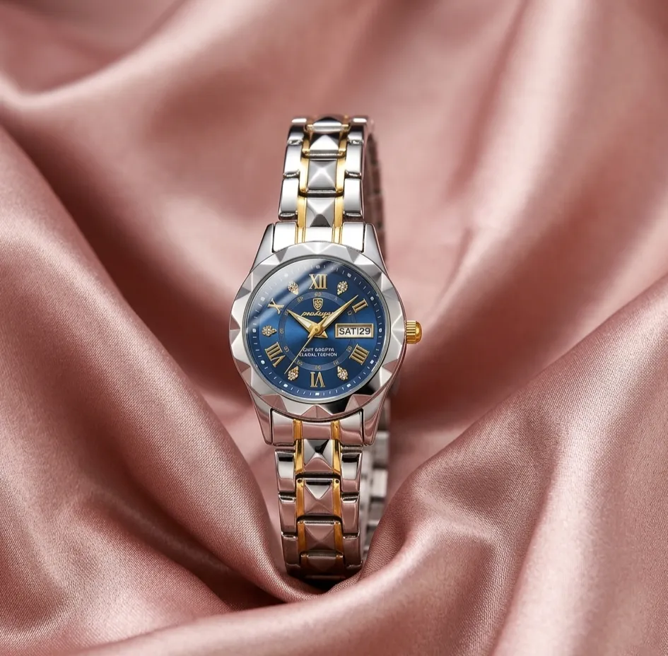 Poedagar Luxury Ladies Watch (Water Resistant)