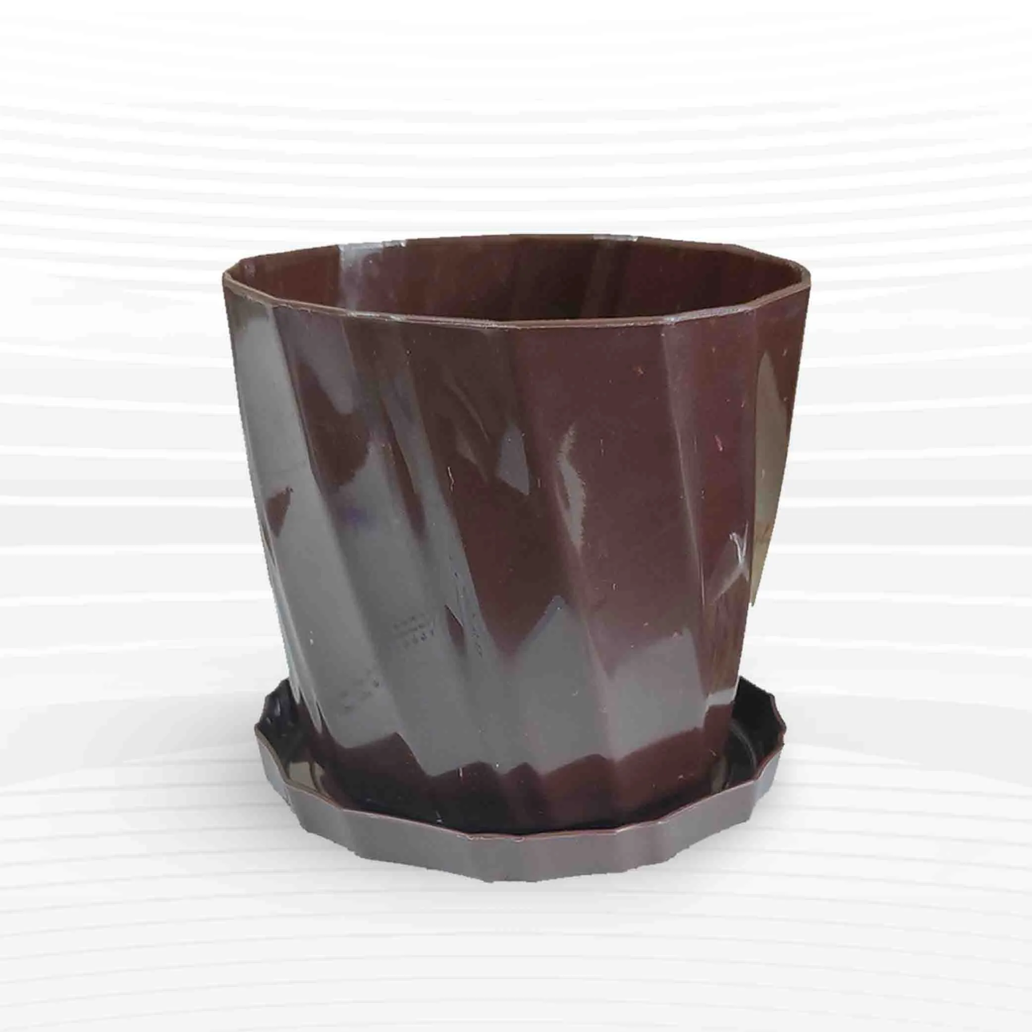 8 Inch Camellia Planter With Tray