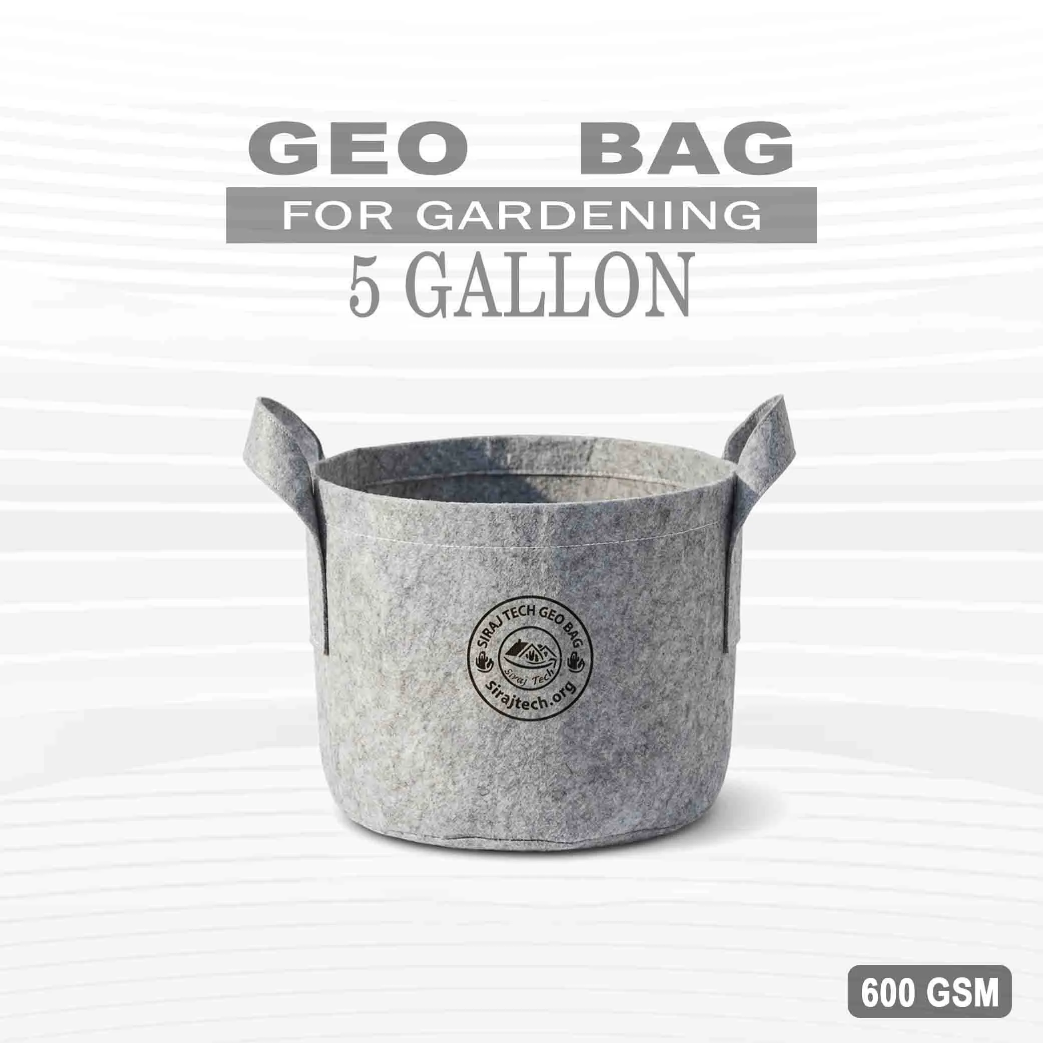 Eco-Friendly Geo Bag (Fabric Tub) - 5 Gallon (12 Inch)